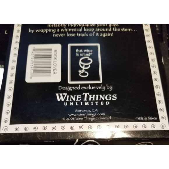 That Wine is Mine Palm Paradise 6-Piece Markers Charms Tags Glasses Wine Charm - Picture 2 of 5